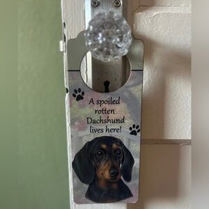 Dachshund Door Hanger